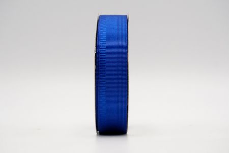 Kék, egyoldalas kockás szegélyű Grosgrain Ribbon_K1762-333